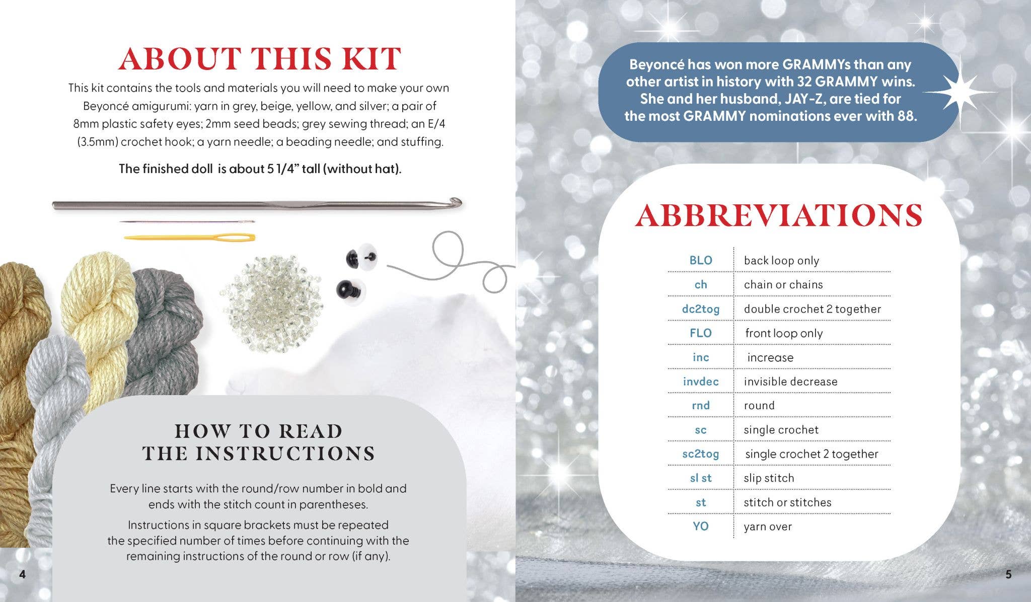 Unofficial Beyonce Book & Crochet Kit