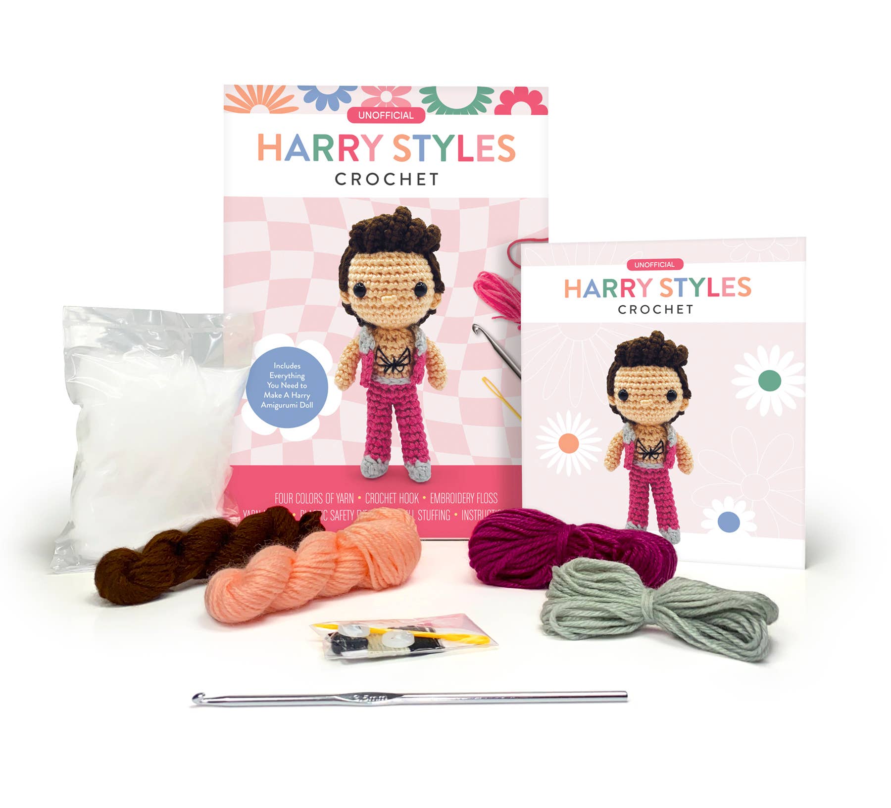 Unofficial Harry Styles Book & Crochet Kit