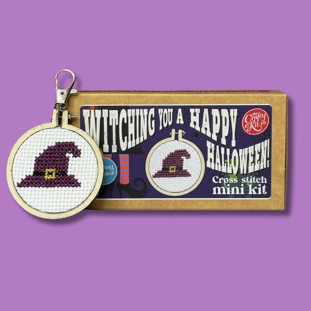 Witching a Happy Halloween Mini Matchbox Cross Stitch Kit