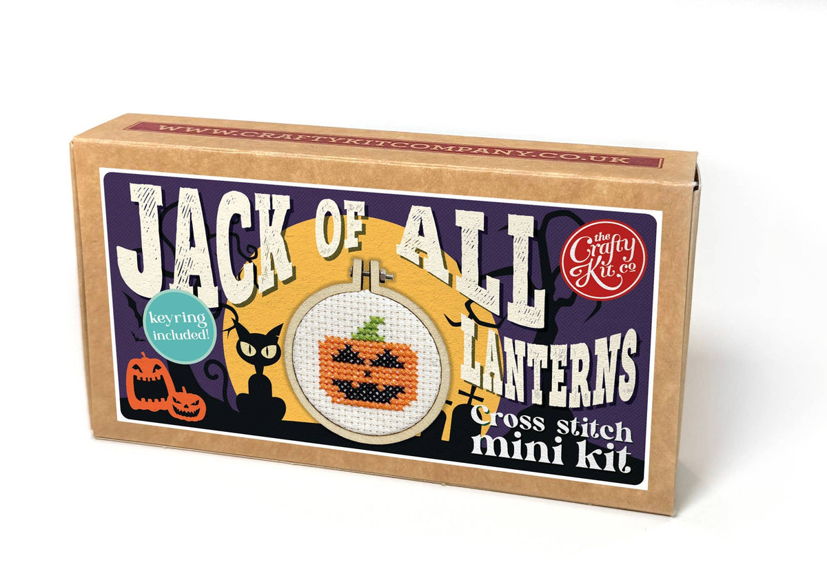 Jack of All Lanterns Mini Matchbox Cross Stitch Kit