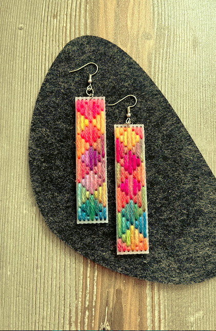 CoC Bargello Earrings workshop