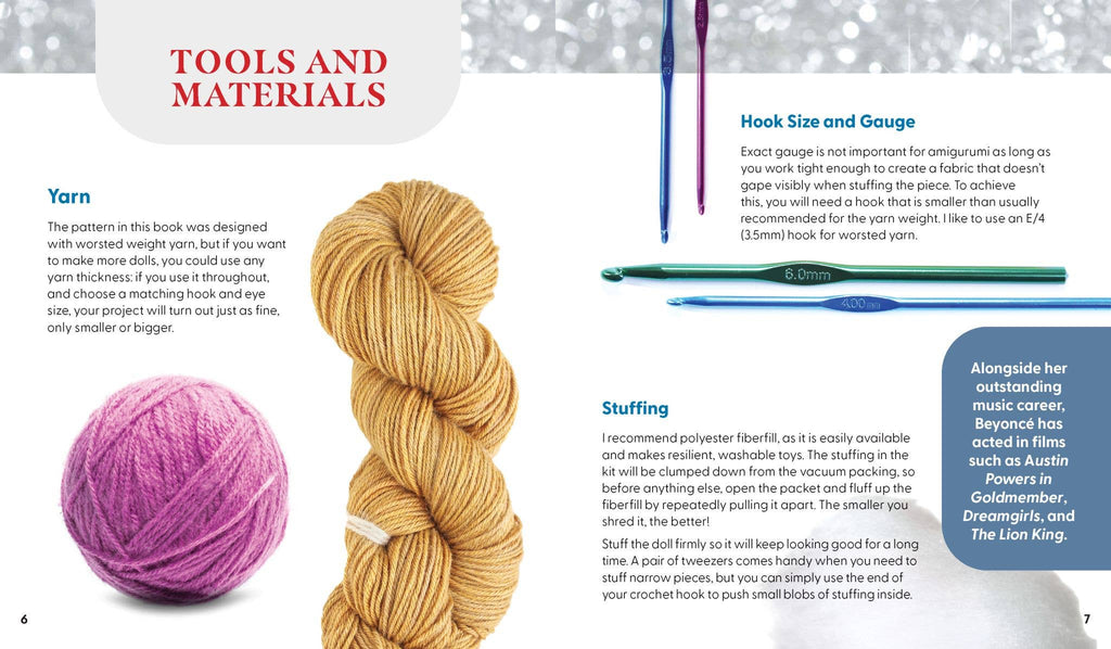Unofficial Beyonce Book & Crochet Kit