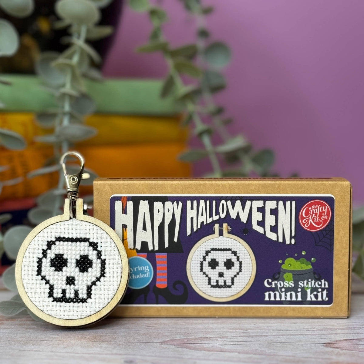 Happy Halloween! Mini Matchbox Cross Stitch Kit