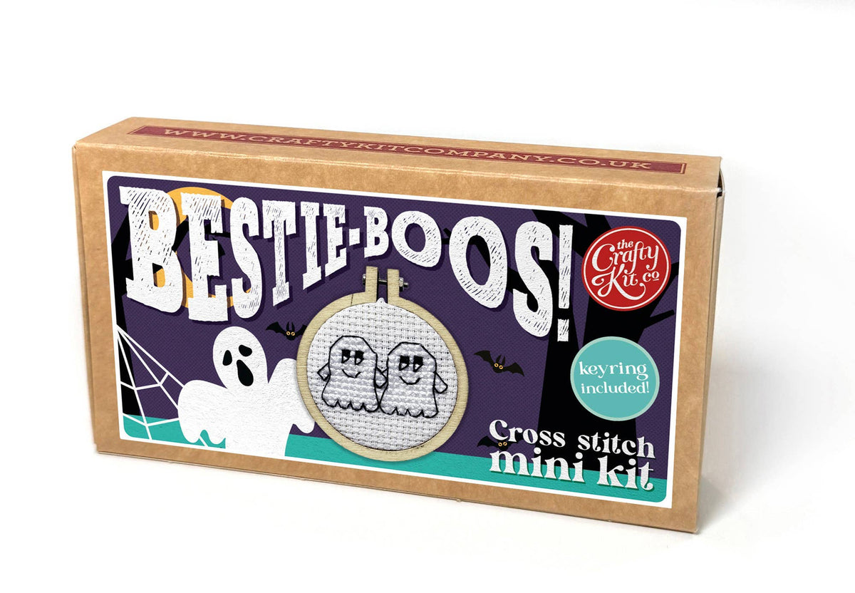Bestie-Boos! Mini Matchbox Cross Stitch Kit